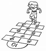 Hopscotch Template Coloring Pages Production Proprofs Sketch Written Test Pre sketch template
