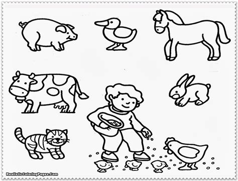 images   printable coloring pages farm animals farm