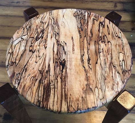 table spalted maple oak walnut design  offermans