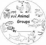 Animal Groups Animals Coloring Pages Printable Science Books Book Enchantedlearning Classification Worksheets Print Teaching Cover Activities Kids Projects Early Reader sketch template