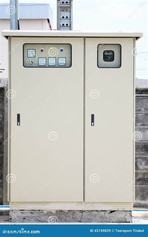 main distribution board stock image image  outdoor