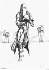 Snowtrooper Troopers Finir Peu sketch template