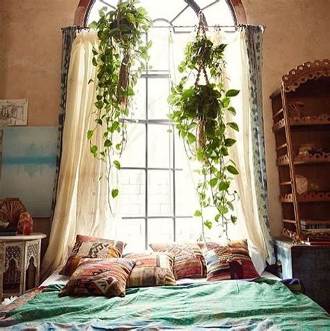 tolle boehmische schlafzimmer dekor ideen mit pflanzen diy und deko