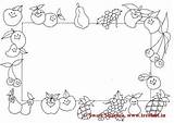 Coloring Pages Frames Fruit Frame Treehut Clipart Set Fruits Color Swati Wednesday Categories August Therapy Pm Posted Views sketch template