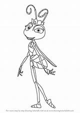 Princess Life Atta Draw Drawing Bug Bugs Step Cartoon Tutorial sketch template