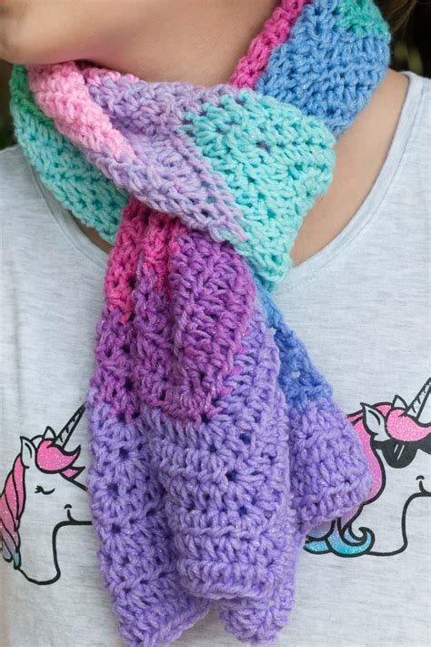 crochet unicorn scarf mandala pattern unicorn crochet rainbow scarf