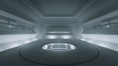 researcher concept art  behance scifi interior spaceship