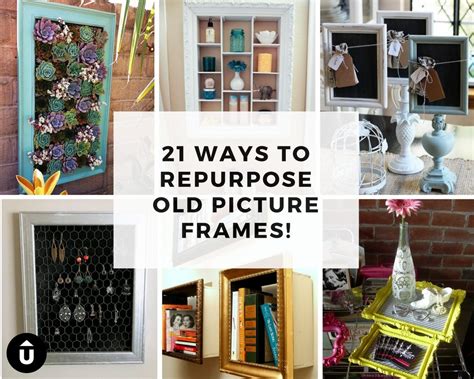 repurpose  picture frames upcycle
