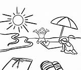 Vacaciones Strand Felices Paisaje Malvorlage Playas Malen Ausdrucken Imagenesparadibujar Meerjungfrau Malvorlagen Conmishijos Childrencoloring sketch template