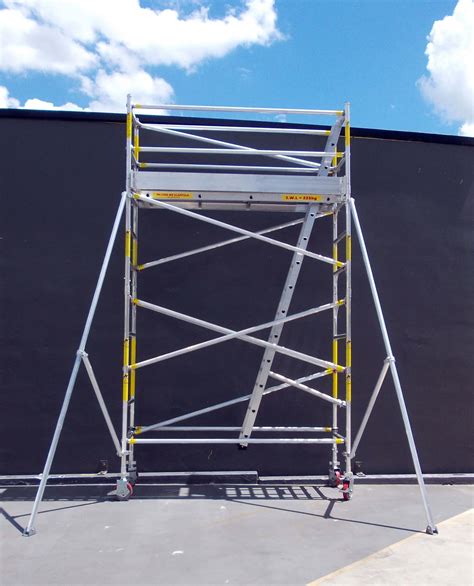 aluminium mobile scaffolding single width  scaffold