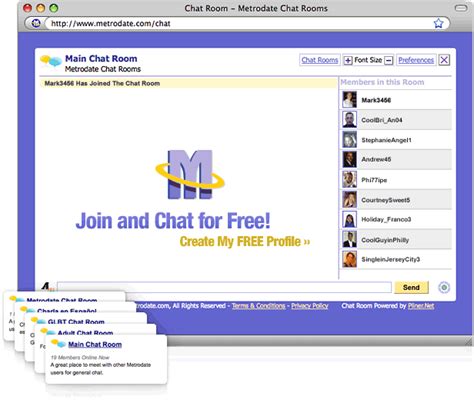 Online Singles Chat Rooms
