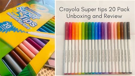 crayola supertips pack review swatches organization color  xxx hot girl