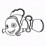 Nemo Coloring Pages Kids Print Color sketch template