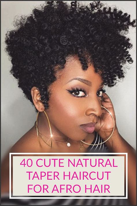 40 Cute Natural Taper Haircut For Afro Hair Style And Designs