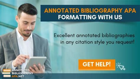 excellent annotated bibliography  formatting  click