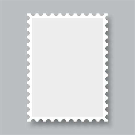 blank postage stamp clean postage stamp template postage stamp border