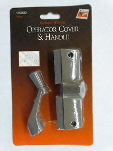 andersen casement window operator cover handle crank  screws stone