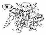 Sd Lineart Gundam Dynames Version Deathscythe sketch template