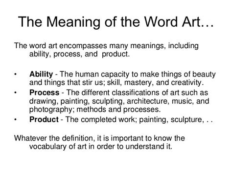 meaning  art mfawritingwebfccom