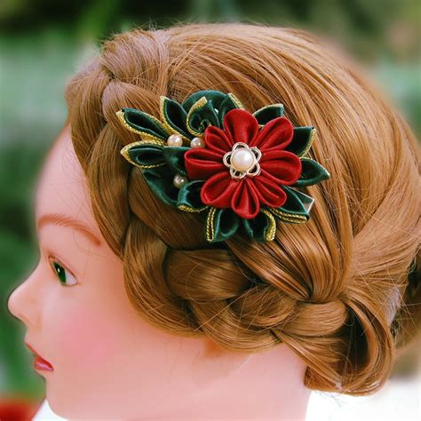 item  unavailable etsy floral hair clip flowers  hair