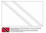 Trinidad Tobago Flag Coloring Pages Flags Printable Caribbean Worksheets Supercoloring Commonwealth Studies Social Printables Countries Categories Choose Board sketch template