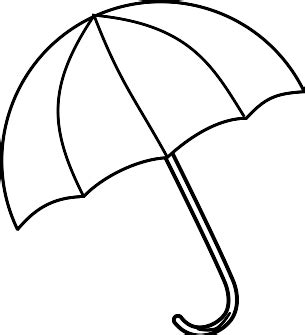 umbrella template printable clipart  clipart