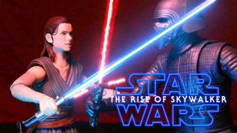 star wars rise of skywalker kylo ren vs rey final battle youtube