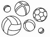Ball Coloring Pages Kids sketch template