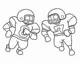 Coloring Tackle Football Coloringcrew sketch template