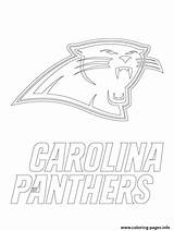 Panthers Logo Carolina Coloring Football Pages Sport Printable Print Color sketch template