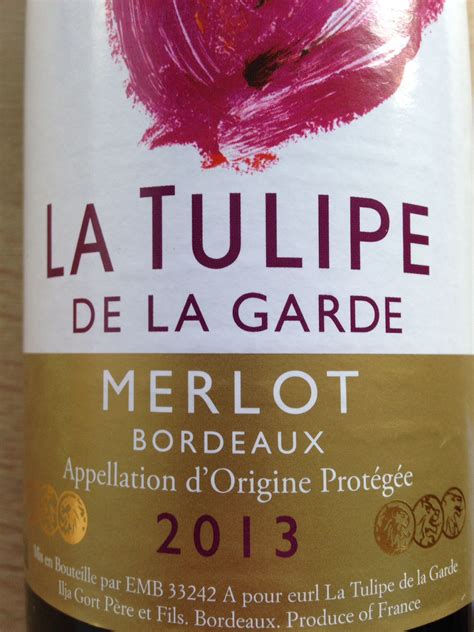 la tulipe merlot bordeaux  ah wijn gort