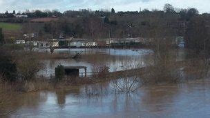 mobile home park  holt fleet bbc news  herefordshire worcestershire floods latest