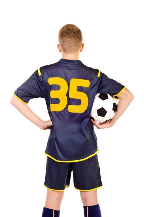 soccer player stock image image  footballer single