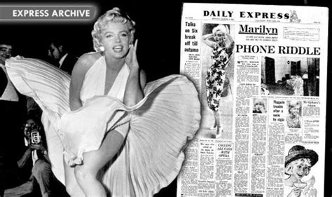 How The Daily Express Reported The Death Of Marilyn Monroe In 1962