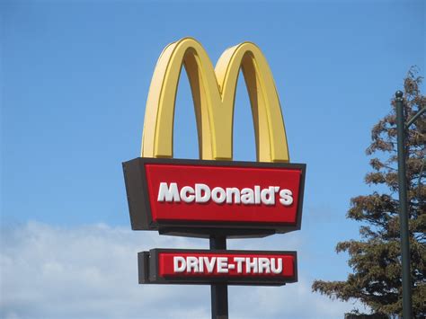 mcdonalds drive  sign millbrae july   national flickr