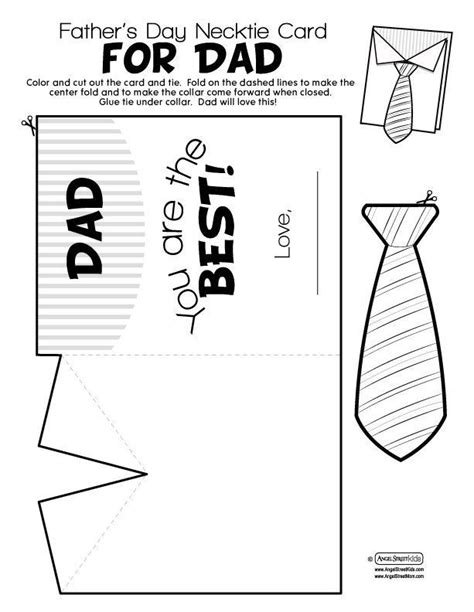 printable fathers day crafts  kids tedy printable activities