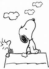 Snoopy Peanuts sketch template