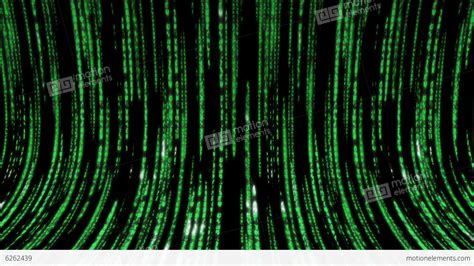 matrix code 3d 4k 30fps fast loop green on blac stock animation