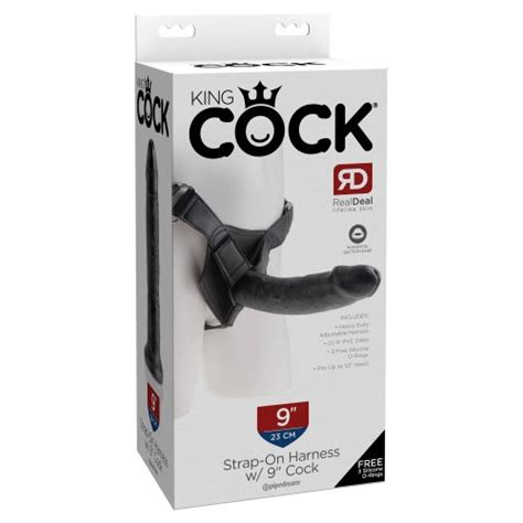 King Cock Strap On Harness With 9 Cock Black Sex Toys And Adult