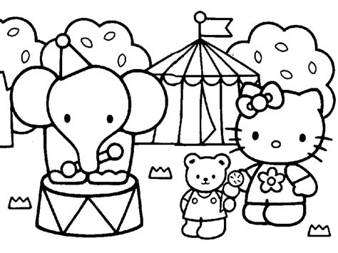 gambar elephant coloring page circus elephants pages  rebanas rebanas