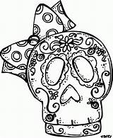 Muertos Dia Los Skull Coloring Pages Dead Melonheadz Skulls Clipart Skeleton Printable Faces Calavera Happy Color Sugar Kids Coloringhome Colouring sketch template