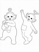 Teletubbies Coloring Pages Printable Book Color Recommended Print Cartoon Info sketch template