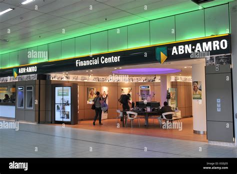 abn amro bank financial center schiphol international airport stock photo  alamy