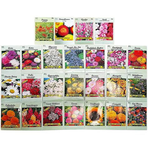 set   deluxe variety flower seed packets  varieties walmartcom