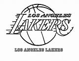 Lakers Coloring Pages Nba Basketball Los Angeles Logo Printable La Clipart Sports Pdf Print Sheets Kids Clip Cliparts Library Coloringhome sketch template