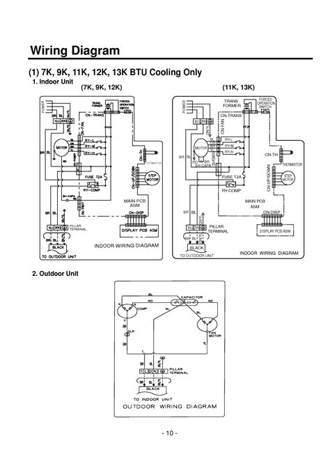 air conditioner pcb wiring diagram wiring draw  schematic