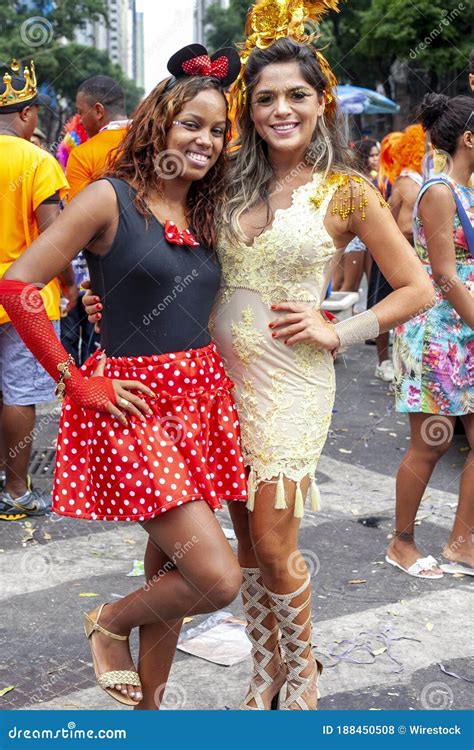 Rio De Janeiro Brazil Mar 03 2014 Carnival Street Party In Rio