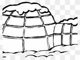 Igloo Pinclipart sketch template