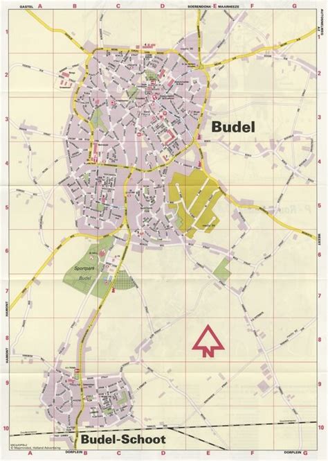 plattegrond van de gemeente budel met komkaarten  zoek resultaat plattegrond
