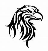 Eagle Tribal Tattoo Head Designs Tattoos Clipart Drawing Simple Clip Drawings Vector Line Silhouette Draw Deviantart Heads Goat Eaglehead Blackandwhite sketch template